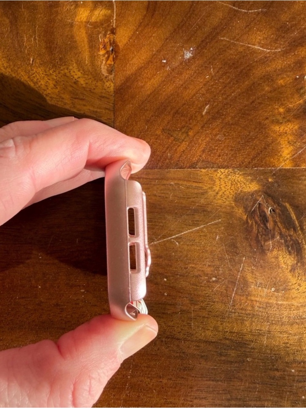 Pink Metallic Smartwatch Case